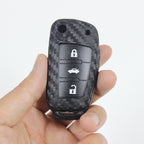 2024 audi a4 a6 q5 key fob cover carbon fiber hero