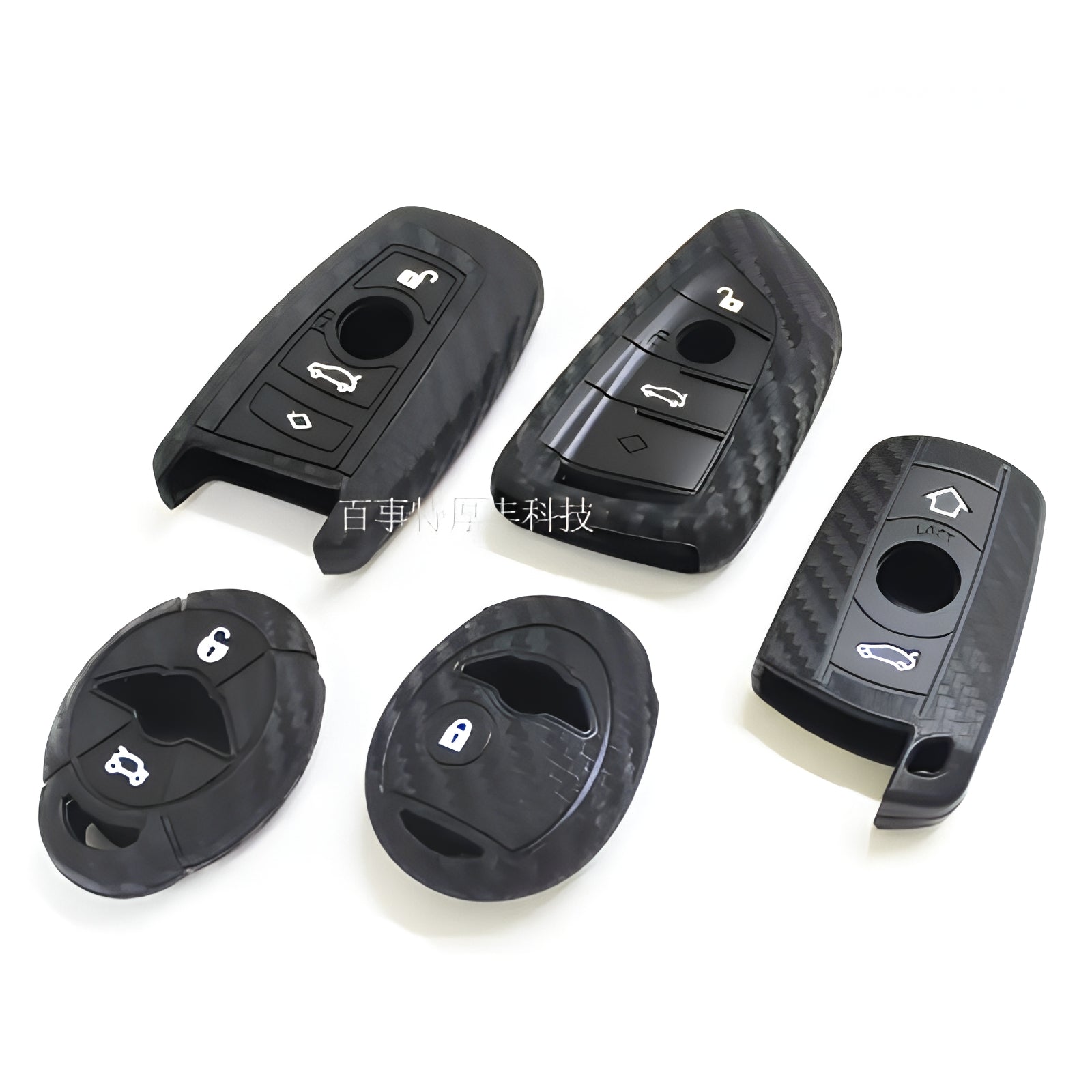 2024 bmw 3 5 x3 x5 key fob cover carbon fiber hero
