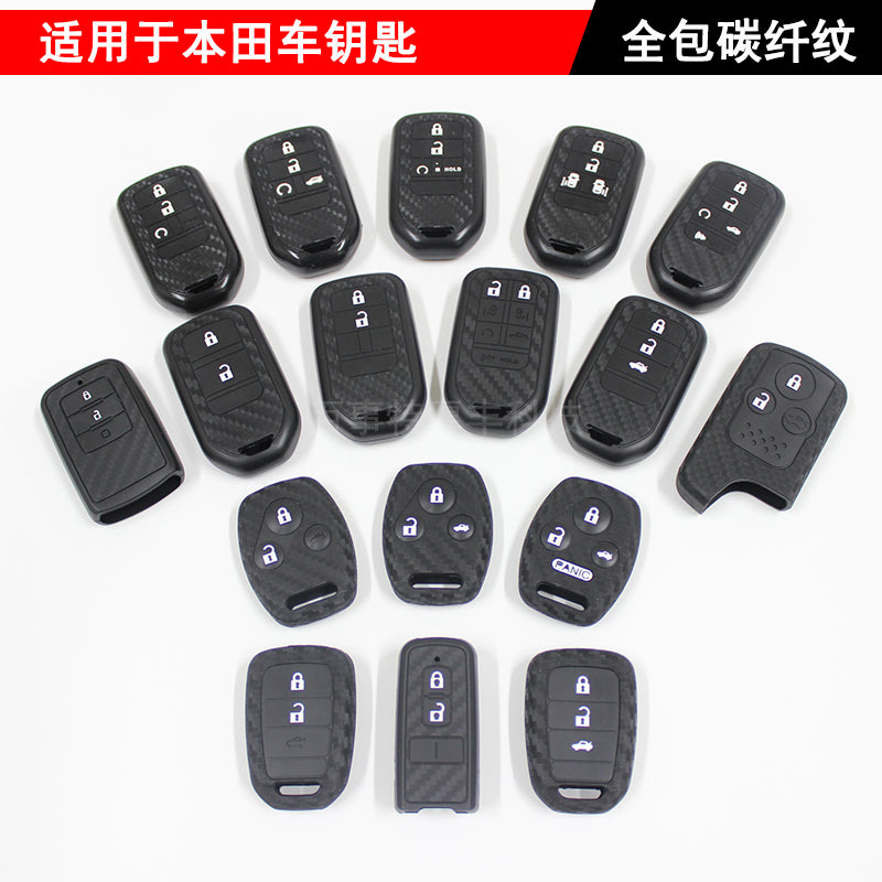 2024 honda accord civic crv key fob cover carbon fiber hero