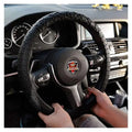 Premium Silicone Carbon Fiber Style Steering Wheel Cover