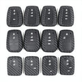 Luxury Carbon Fiber Style Silicone Key Cover for Toyota Camry/ Corolla