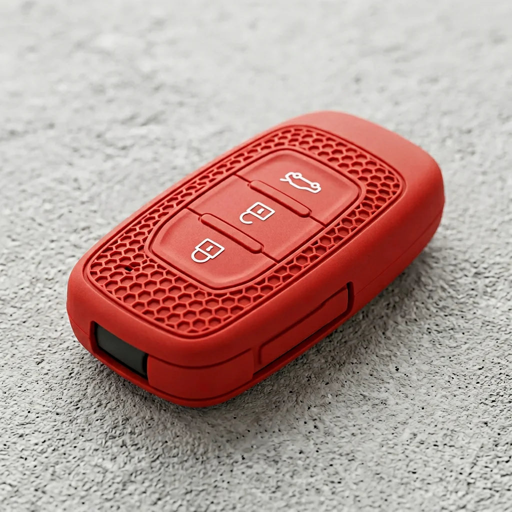 Luxury Carbon Fiber Style Silicone Key Cover for Audi A1/ A3