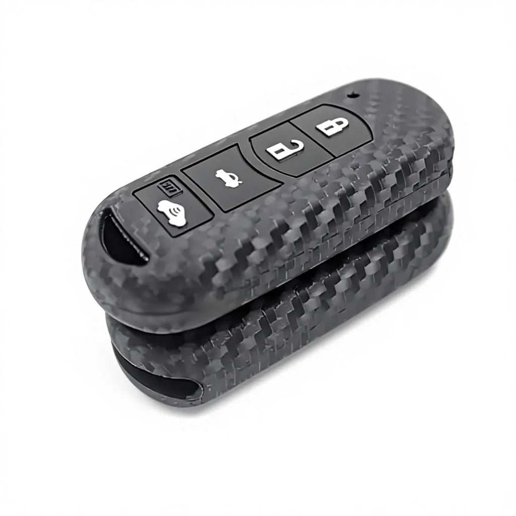 Luxury Carbon Fiber Style Silicone Key Cover for Mazda Mazda 3/ Mazda 6