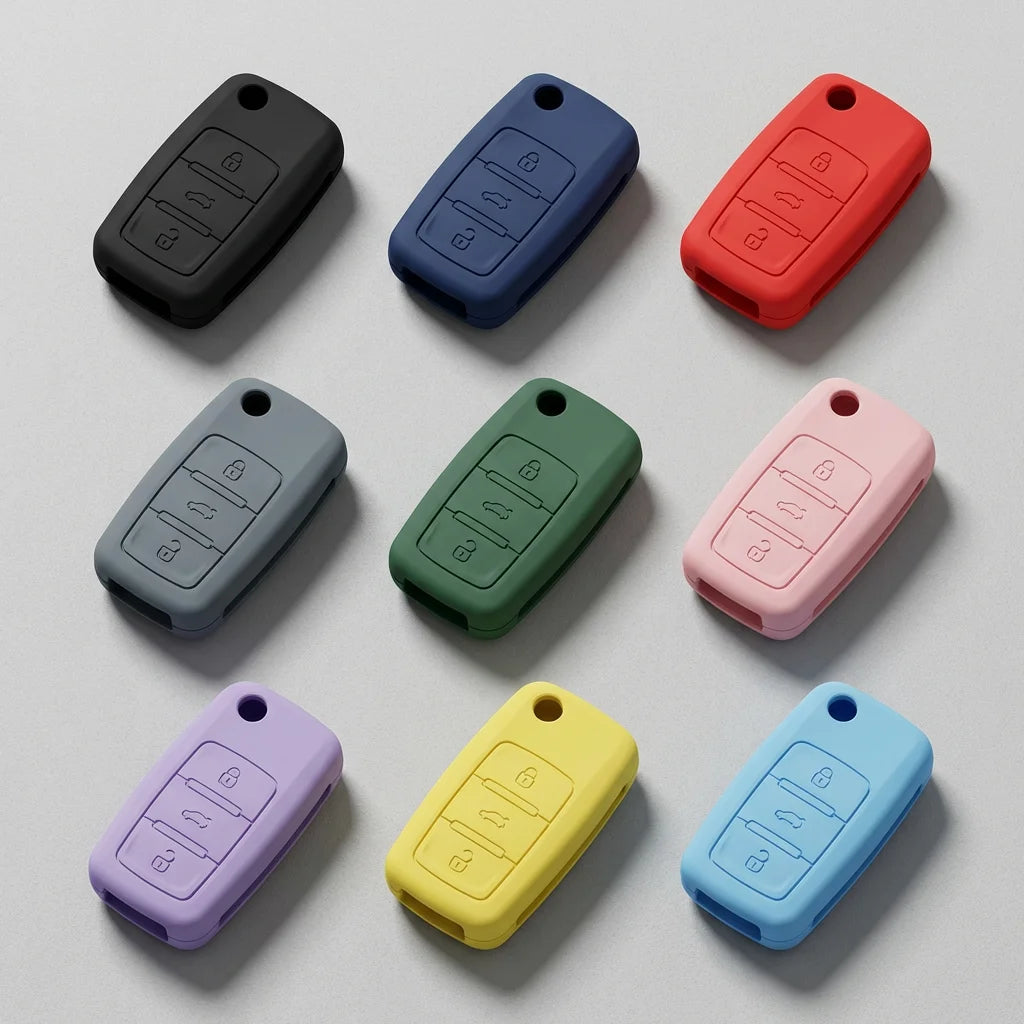 VantGuard Premium Silicone Key Cover for VW Golf 7 MK7 Passat B8 Tiguan (MQB)