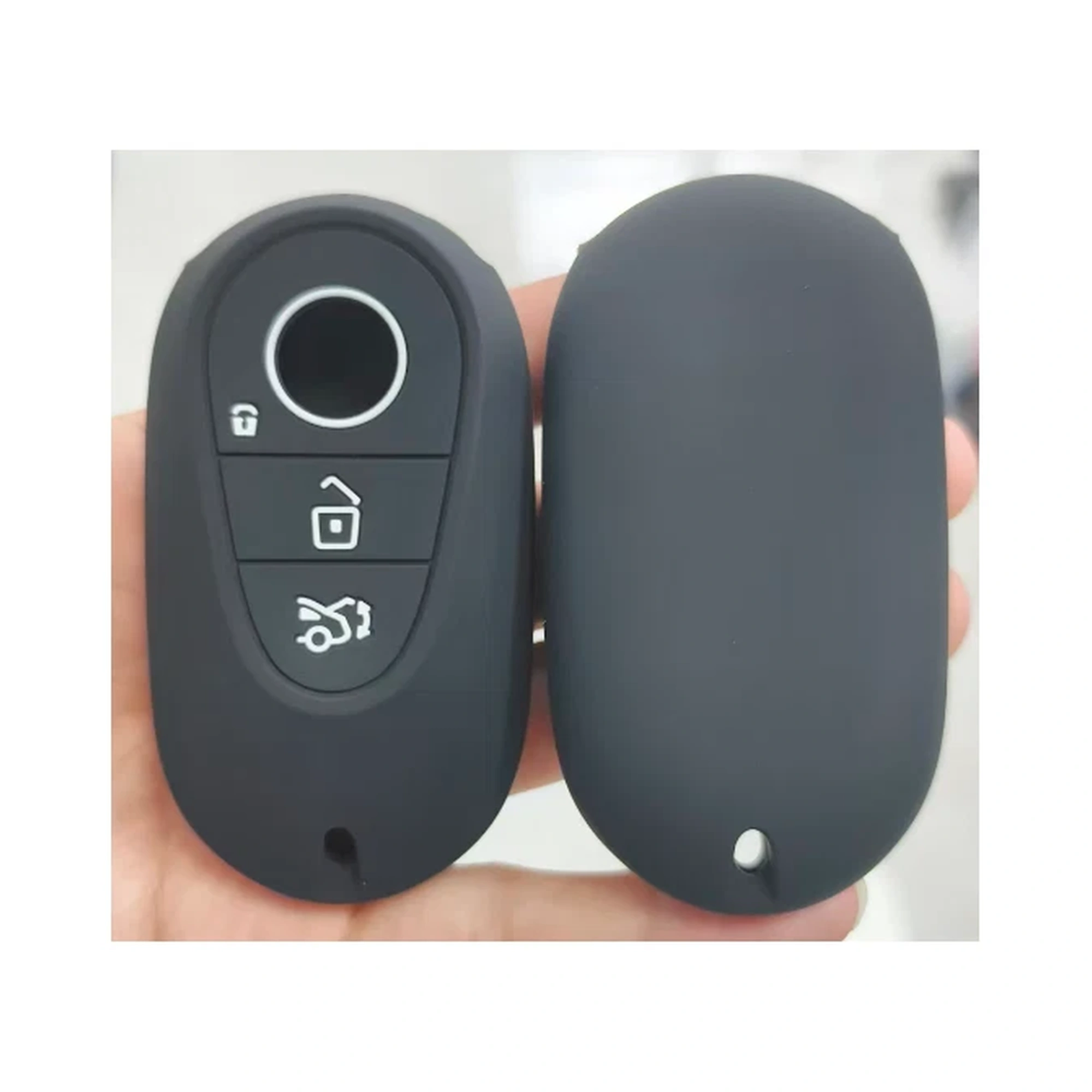 Tasten klassische Silikon-Schlüsselhülle (BC601) — BC601 classic silicone key cover from the 8.14 catalog source; compare the visible shape and button layout before ordering