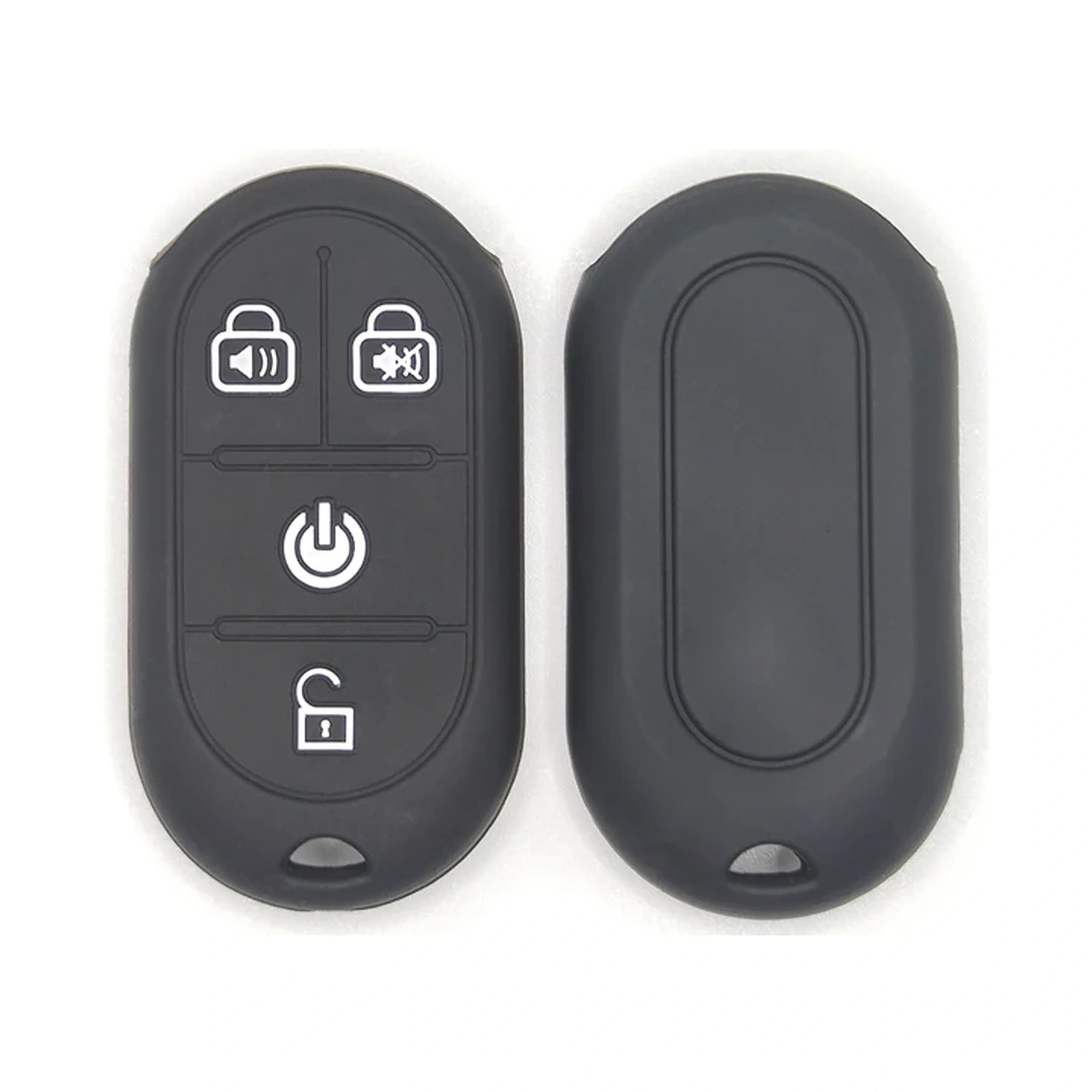 أزرار غطاء مفتاح سيليكون كلاسيكي (DD1002) — DD1002 classic silicone key cover from the 8.14 catalog source; compare the visible shape and button layout before ordering