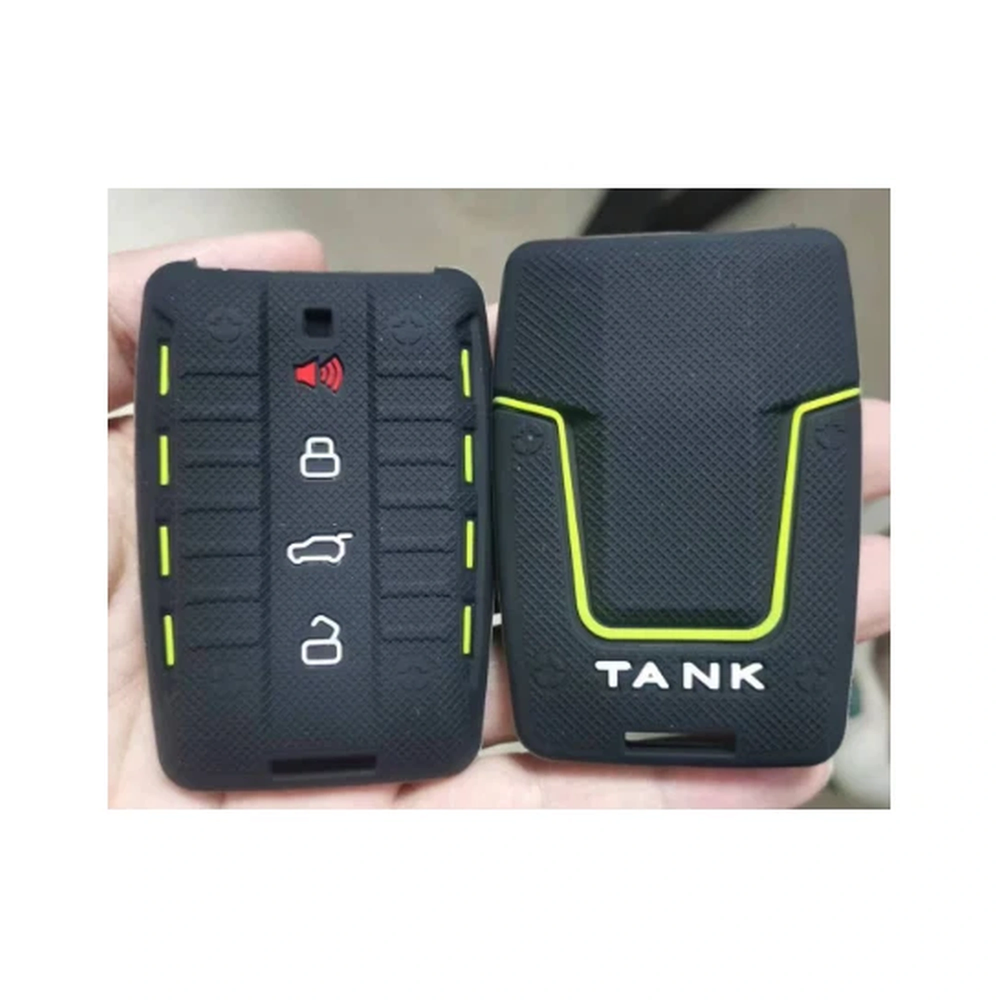 Tasten klassische Silikon-Schlüsselhülle (TK101-N) — TK101-N classic silicone key cover from the 8.14 catalog source; compare the visible shape and button layout before ordering