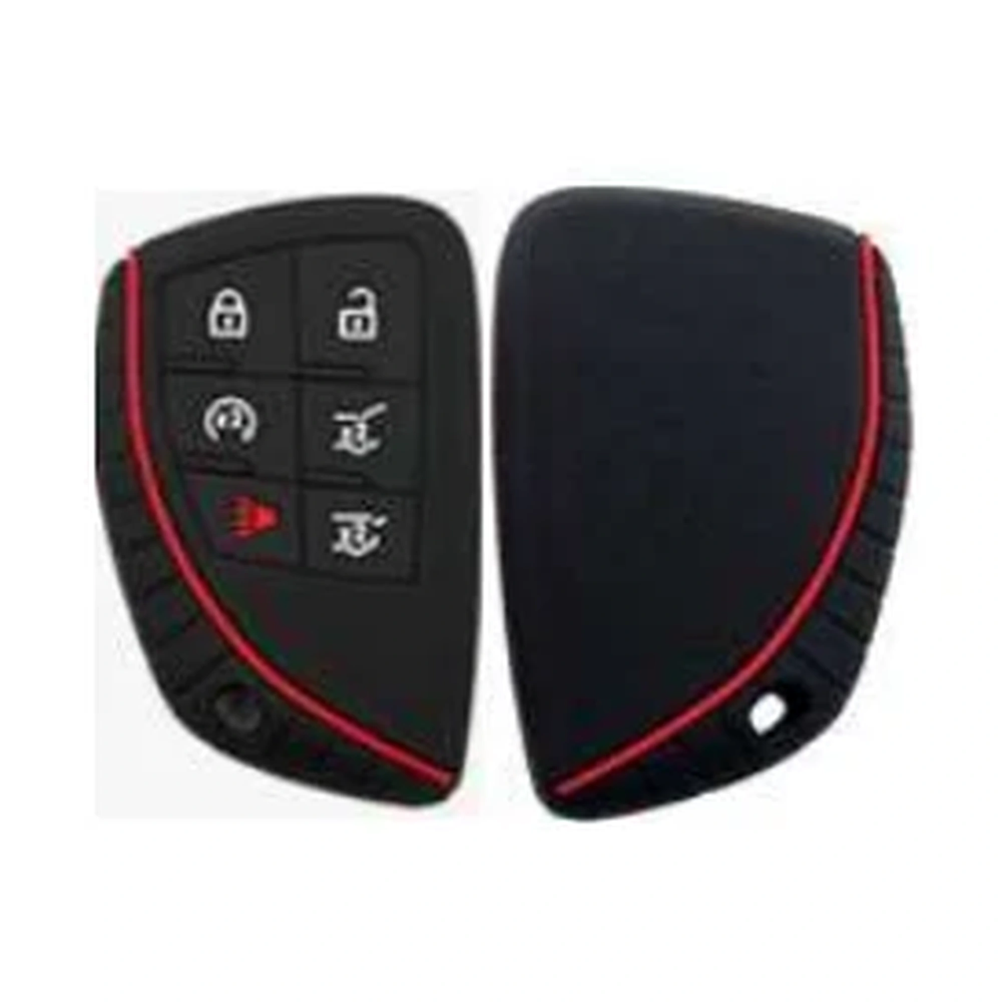 Tasten klassische Silikon-Schlüsselhülle (XFL504) — XFL504 classic silicone key cover from the 8.14 catalog source; compare the visible shape and button layout before ordering
