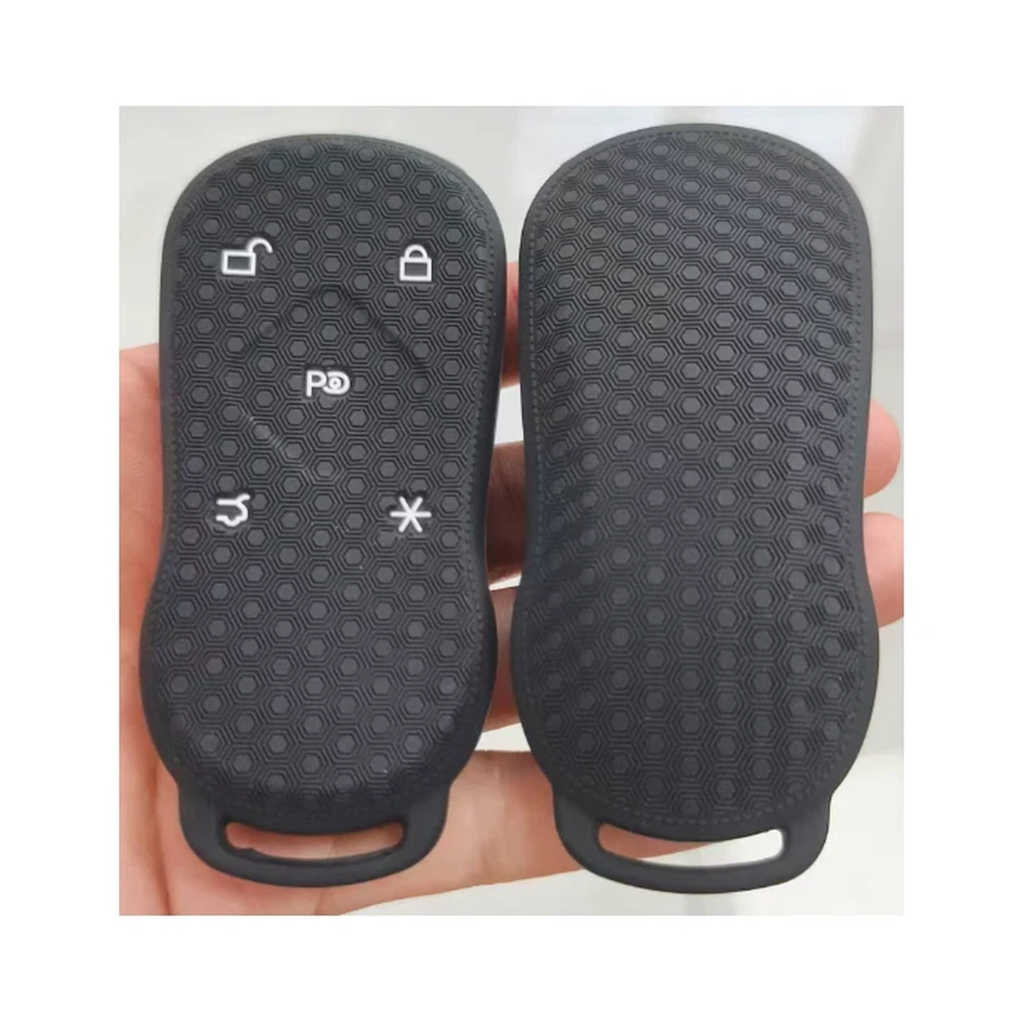 Tasten klassische Silikon-Schlüsselhülle (XP201) — XP201 classic silicone key cover from the 8.14 catalog source; compare the visible shape and button layout before ordering